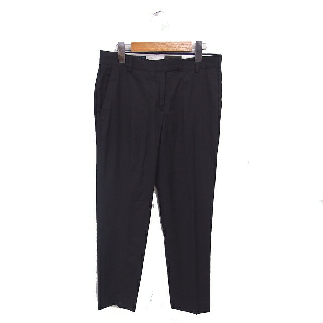 【中古】トゥモローランドコレクション TOMORROWLAND collection スラックス テーパード パンツ ロング ウール 厚手 ジップフライ 34 ...