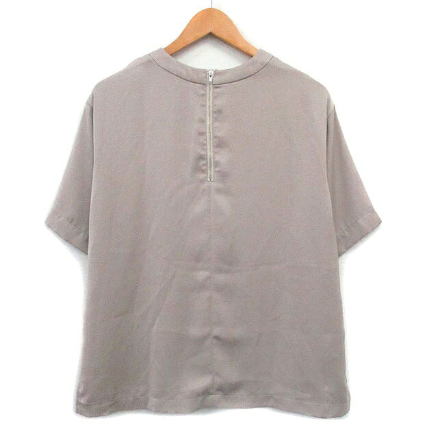 【中古】ミラオーウェン Mila Owen カットソー Tシャツ 半袖 シンプル 0 グレージュ /KT19 レディース 【ベクトル 古着】 260501 vectorpremium-19042246 ブランド古着ベクトルプレミアム店 サンプル画像2