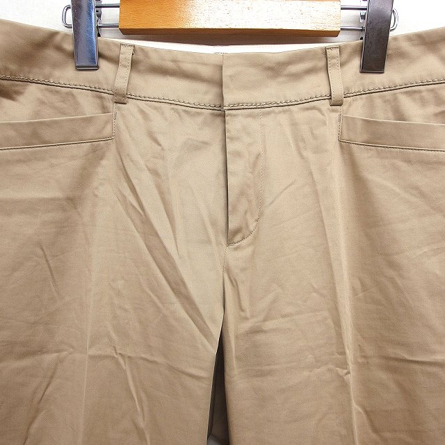 【中古】23区 オンワード樫山 チノパン ワーク パンツ 無地 コットン 綿 大きいサイズ 46 ベージュ /FT21 レディース 【ベクトル 古着】 260615 vectorpremium-19178672 ブランド古着ベクトルプレミアム店 サンプル画像3