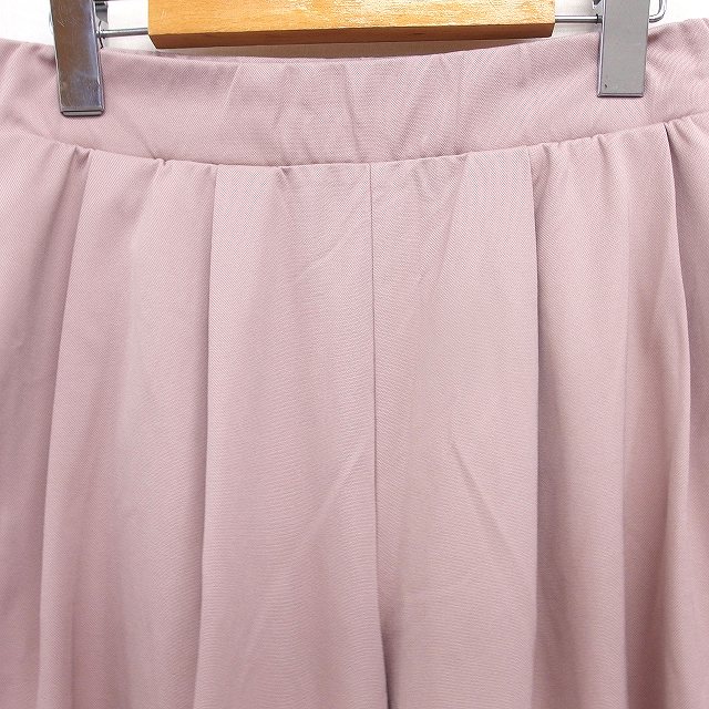【中古】自由区 オンワード樫山 タック ワイド パンツ 無地 シンプル 34 ピンク /FT23 レディース 【ベクトル 古着】 260912 vectorpremium-19409310 ブランド古着ベクトルプレミアム店 サンプル画像3