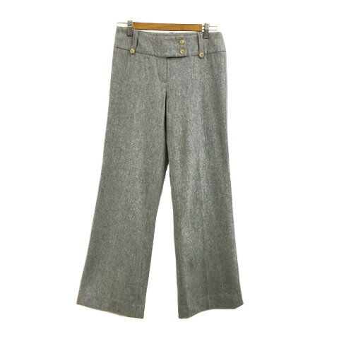 【中古】バッカ BACCA TOMORROWLAND パンツ ストレート ロング センタープレス メランジ ウール 38 グレー レディース 【ベクトル 古着】 241003 【中古】バッカ BACCA TOMORROWLAND パンツ ストレート ロング センタープレス メランジ ウール 38 グレー レディース 【ベクトル 古着】 241003