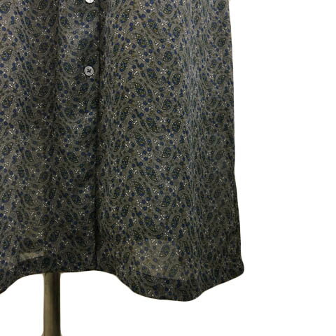 レディース　　シャツ　トップス 早春の レディース 和風 文学 リネン ストライプ 長袖 シャツ スタイル カジュアル スリム 綿 リネンの ミドル 丈