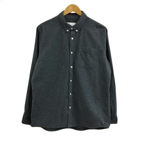 【中古】エルケクス ELKEX シャツ カジュアル ボタンダウン 無地 長袖 XL グレー メンズ 【ベクトル 古着】 250107 【中古】エルケクス ELKEX シャツ カジュアル ボタンダウン 無地 長袖 XL グレー メンズ 【ベクトル 古着】 250107