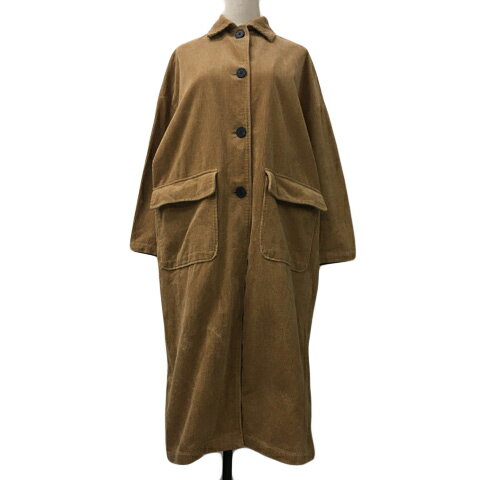 【中古】ザラ ZARA コート シングル ロング スタンダード コーデュロイ 無地 長袖 USA S 茶 ベージュ ブラウン レディース 【ベクトル 古着】 250219 【中古】ザラ ZARA コート シングル ロング スタンダード コーデュロイ 無地 長袖 USA S 茶 ベージュ ブラウン レディース 【ベクトル 古着】 250219