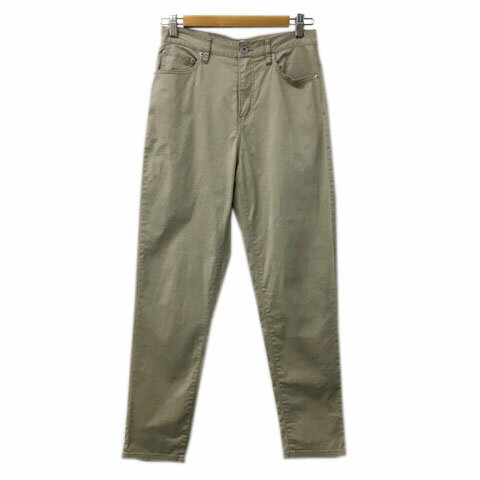 【中古】アーバンリサーチ ドアーズ URBAN RESEARCH DOORS パンツ テーパード チノパン ロング 無地 36 ベージュ レディース 【ベクトル 古着】 250314