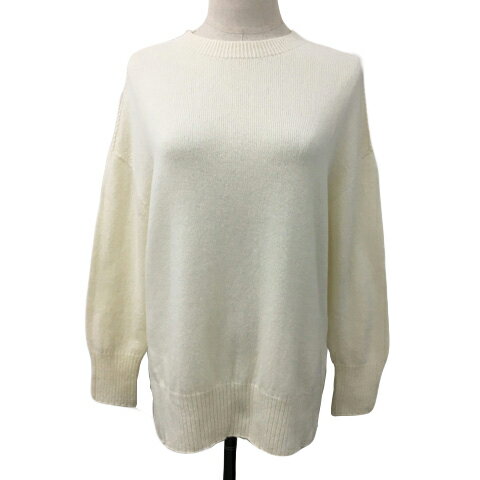 【中古】アンタイトル UNTITLED セーター ニット ハイネック 無地 ウール カシミヤ混 長袖 XS 白 ベージュ ホワイト レディース 【ベクトル 古着】 250228
