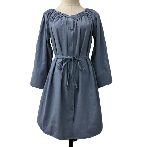 【中古】未使用品 カスタネ Kastane チュニック ブラウス オフショルダー ギャザー リボンベルト 2WAY 無地 長袖 F 水色 ライトブルー レディース 【ベクトル 古着】 250414 【中古】未使用品 カスタネ Kastane チュニック ブラウス オフショルダー ギャザー リボンベルト 2WAY 無地 長袖 F 水色 ライトブルー レディース 【ベクトル 古着】 250414