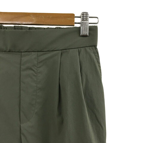【中古】グローバルワーク GLOBAL WORK パンツ テーパード ロング タック ウエストゴム 無地 ナイロン M 緑 グリーン レディース 【ベクトル 古着】 250620 vectorpremium-18554897 ブランド古着ベクトルプレミアム店 サンプル画像2