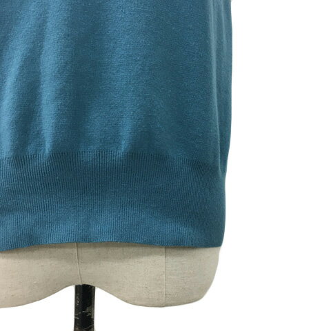 【中古】グリーンレーベルリラクシング ユナイテッドアローズ green label relaxing カットソー ニット プルオーバー モックネック 無地 ノースリーブ 緑 グリーン レディース 【ベクトル 古着】 250618