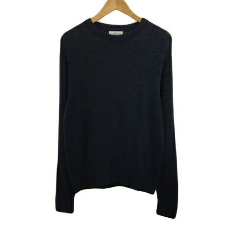 【中古】エリオポール オム heliopole Homme セーター ニット ラウンドネック プルオーバー 透かし編み..