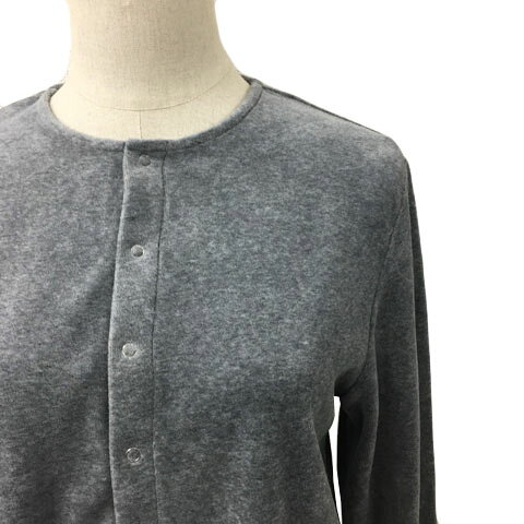 【中古】ロペピクニック ROPE Picnic カーディガン クルーネック パイル ベロア調 無地 長袖 38 グレー レディース 【ベクトル 古着】 260120 vectorpremium-18841040 ブランド古着ベクトルプレミアム店 サンプル画像2