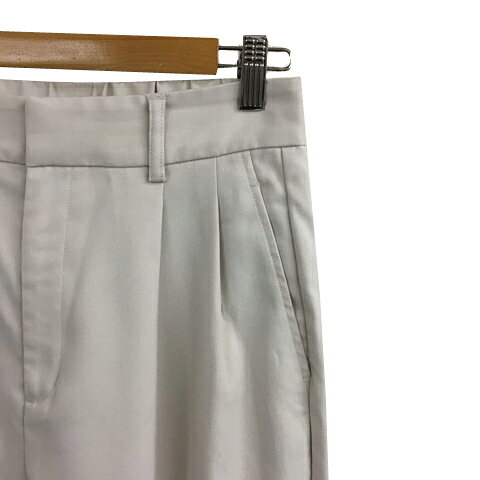 【中古】グローバルワーク GLOBAL WORK パンツ ワイド ロング タック 無地 ウエストゴム L ベージュ レディース 【ベクトル 古着】 260430 vectorpremium-19059640 ブランド古着ベクトルプレミアム店 サンプル画像2