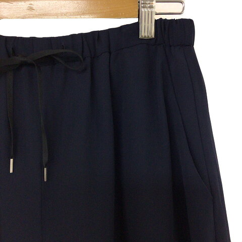 【中古】グローバルワーク GLOBAL WORK パンツ ガウチョ ワイド クロップド ウエストゴム ドロスト 無地 M 紺 ネイビー レディース 【ベクトル 古着】 260925 vectorpremium-19473549 ブランド古着ベクトルプレミアム店 サンプル画像2