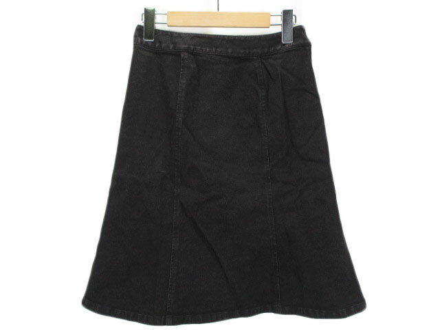 【中古】アー・ヴェ・ヴェ ミッシェルクラン a.v.v スカート フレア デニム ストレッチ 38 茶 ブラウン レディース 【ベクトル 古着】 220715(4)