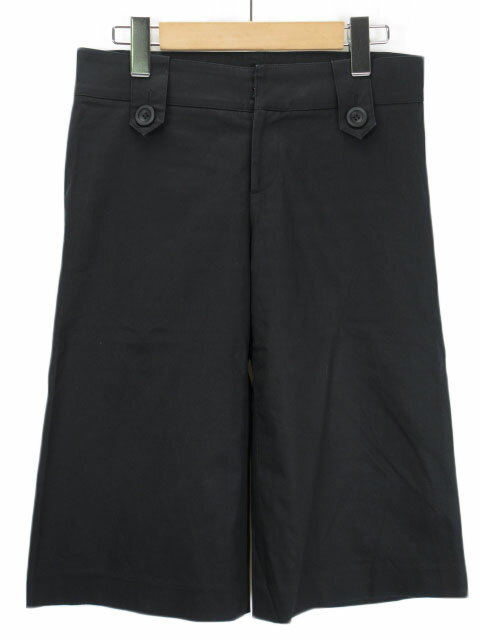 Nylon, Rayon, Polyester - 【中古】リフレクト Reflect パンツ ワイド クロップド ストレッチ 9 黒 ブラック レディース 【ベクトル 古着】 221219