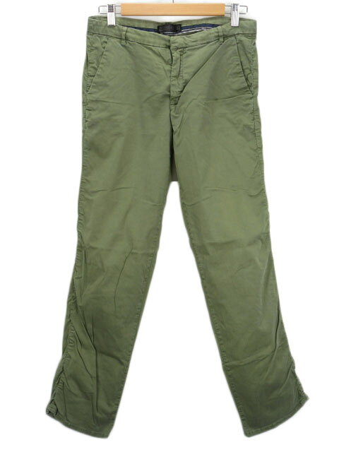 【中古】ザラ トラファルック ZARA Trafaluc パンツ テーパード ギャザー ミリタリー 34 緑 カーキ レディース 【ベクトル 古着】 230109ブランドザラ トラファルック ZARA Trafaluc表記サイズEUR34 USA4 実寸サイズウエスト：75cm　もも幅：29cm　裾幅：19cm　股上：25cm　股下：72cm　　素材ケアタグが切り取られているため不明色カーキ ※色に関してはこの商品の出品者の主観で判断しておりますので、カタログや正規のカラーとは言いまわしが異なる場合があります。状態中古品ではございますが比較的状態の良い印象の商品です。 ※保管によるシワがございます。神経質な方のご入札はお控えください。写真または説明欄に記載のない箱・付属品などはございませんので、ご了承ください。商品のお問い合わせの回答を休止しております。＊各商品ページの商品詳細等をご確認の上ご購入ください。【中古】ザラ トラファルック ZARA Trafaluc パンツ テーパード ギャザー ミリタリー 34 緑 カーキ レディース 【ベクトル 古着】 230109状態ランク　”A”詳細については、下記および「状態ランクについて」ページをご覧ください。未使用・新品の商品ほぼ新品同様の商品使用感が少なく、かなり状態の良い商品使用感はあるが、傷や汚れの少ない商品使用感の他、傷や汚れが見られる商品かなり大きな傷みがある難あり商品※S〜CランクはUSED品となりますので、使用感をご理解の上でご入札下さい。状態ランクについてinformationブランドザラ トラファルック ZARA Trafaluc表記サイズEUR34 USA4 実寸サイズウエスト：75cm　もも幅：29cm　裾幅：19cm　股上：25cm　股下：72cm　　素材ケアタグが切り取られているため不明色カーキ ※色に関してはこの商品の出品者の主観で判断しておりますので、カタログや正規のカラーとは言いまわしが異なる場合があります。状態中古品ではございますが比較的状態の良い印象の商品です。 ※保管によるシワがございます。神経質な方のご入札はお控えください。写真または説明欄に記載のない箱・付属品などはございませんので、ご了承ください。商品のお問い合わせの回答を休止しております。＊各商品ページの商品詳細等をご確認の上ご購入ください。本商品は一点物です他サイトや店舗にて販売している商品です。多少のお時間差にて欠品になることもございます。予めご了承頂ますようお願い致します。ベクトル・サイズガイドはこちらこの商品と同じブランドの商品を見る