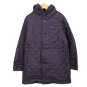 【中古】スモックショップ THE SMOCK SHOP コート ジャケット キルティング フリース フード M 紫 パープル 【ベクトル 古着】 210114 ベクトルプレミアム店