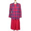 【中古】ハナエモリ HANAE MORI ビンテージ レトロ スーツ 3ピース 3点セット ジャケット スカート チ..
