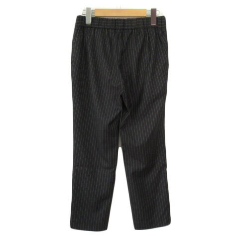 【中古】ジョルジュレッシュ GEORGES RECH ピンストライプテーパードパンツ 36 紺 ネイビー レディース 【ベクトル 古着】 210619