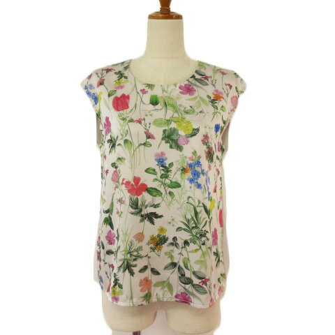 【中古】レスピーギ RESPIGHI カットソー 花柄 ノースリーブ S グレー レディース 【ベクトル 古着】 220525 【中古】レスピーギ RESPIGHI カットソー 花柄 ノースリーブ S グレー レディース 【ベクトル 古着】 220525