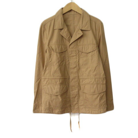 【中古】ロペピクニック ROPE Picnic ラチネミリタリーブルゾン 40 ブラウン ベージュ レディース 【ベクトル 古着】 220717