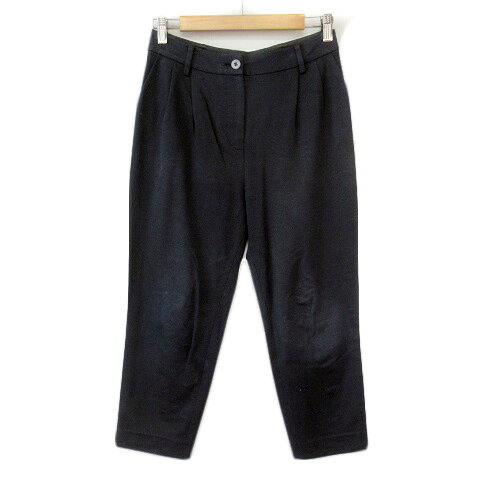 Other - 【中古】ノット KNOTT トゥモローランド パンツ テーパード クロップド タック 00 紺 ネイビー レディース 【ベクトル 古着】 220803