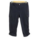 【中古】エディーバウアー EDDIE BAUER パンツ カーゴ クロップド シャーリング ナイロン P6 紺 ネイビー レディース 【ベクトル 古着】 221...