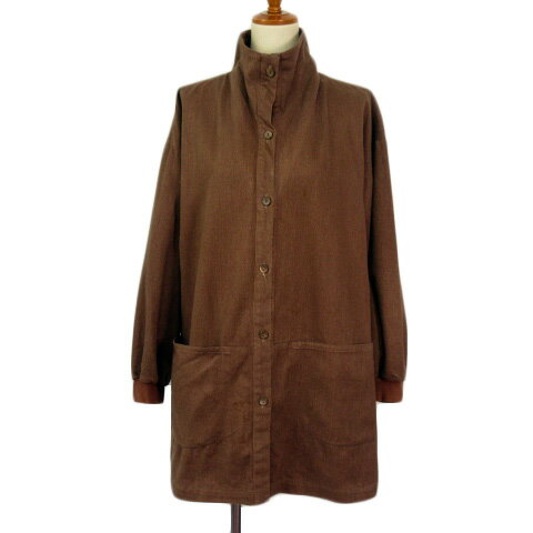 【中古】BURA HOUSE 石見銀山 ジャケット シャツ スタンドカラー 茶 ブラウン レディース 【ベクトル 古着】 221122 【中古】BURA HOUSE 石見銀山 ジャケット シャツ スタンドカラー 茶 ブラウン レディース 【ベクトル 古着】 221122