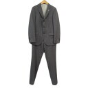 【中古】タカQ タカキュー TAKA-Q Style Order SHINY FIT スーツ ジャケット パンツ ストライプ ウール グレー メンズ 【ベクトル...