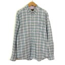 【中古】マックレガー マクレガー McGREGOR シャツ ボタンダウン チェック コットン L 青 ブルー メンズ 【ベクトル 古着】 231015