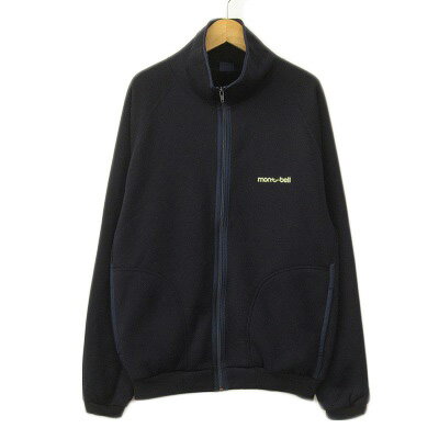 【中古】モンベル Montbell 80s トラックジャケット 裏ボア XL 紺 ネイビー メンズ 【ベクトル 古着】 240215のサムネイル