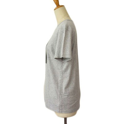 【中古】アーペーセー A.P.C. カットソー Tシャツ プリント 半袖 XS グレー レディース 【ベクトル 古着】 240613