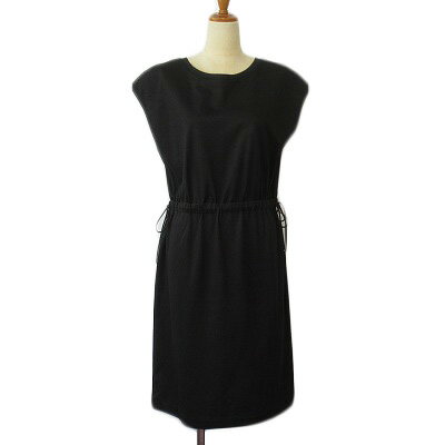 シップス SHIPS ワンピース プルオーバー ドロスト フレンチスリーブ 38 黒 ブラック レディース 240724