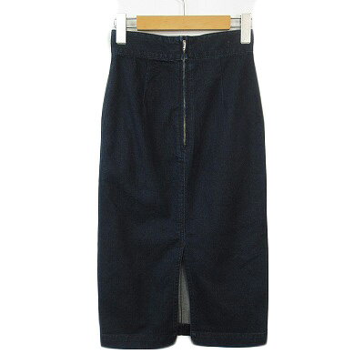 【中古】23区 オンワード樫山 denim 小さいサイズ スカート タイト デニム スリット 30 紺 ネイビー レディース 【ベクトル 古着】 240829 vectorpremium-18112865 ブランド古着ベクトルプレミアム店 サンプル画像2