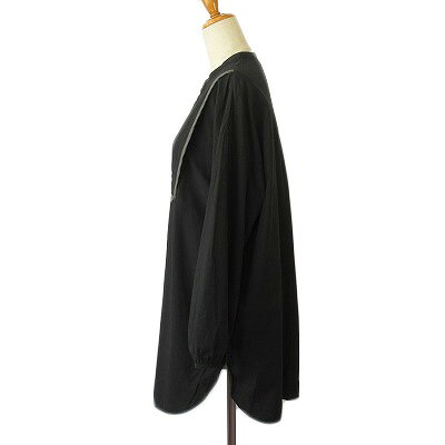 【中古】サマンサモスモス SM2 パイピングチュニック ブラウス F 黒 ブラック レディース 【ベクトル 古着】 240827