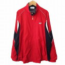 【中古】ヨネックス YONEX HEAT CAPSULE ジャケット ジャージ M 赤 メンズ 【ベクトル 古着】 250208