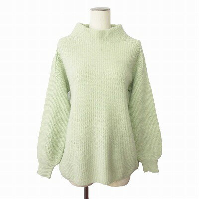 【中古】アーバンリサーチ URBAN RESEARCH FOX片畔チュニックニット セーター モックネック ウール FREE 緑 グリーン レディース 【ベクトル 古着】 250216 【中古】アーバンリサーチ URBAN RESEARCH FOX片畔チュニックニット セーター モックネック ウール FREE 緑 グリーン レディース 【ベクトル 古着】 250216