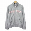 【中古】ルコックスポルティフ le coq sportif ジャケット フルジップ スウェット M グレー レディース 【ベクトル 古着】 250301