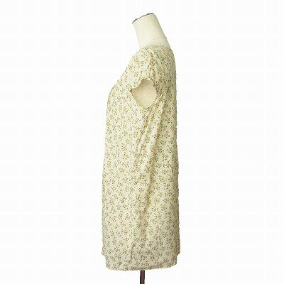 【中古】メルローズ クレール melrose CLAIRE チュニック シャツ 小花柄 レディース 【ベクトル 古着】 250403