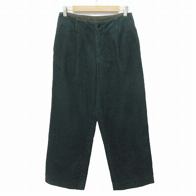 【中古】アーノルドパーマー Arnold Palmer パンツ コーデュロイ 1タック 3 緑 グリーン レディース 【ベクトル 古着】 250627
