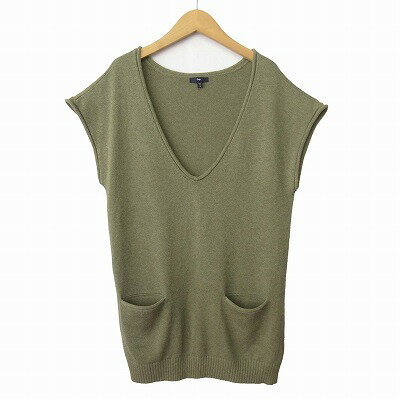 【中古】ギャップ GAP チュニック ベスト ニット コットン M 緑 レディース 【ベクトル 古着】 250630 【中古】ギャップ GAP チュニック ベスト ニット コットン M 緑 レディース 【ベクトル 古着】 250630