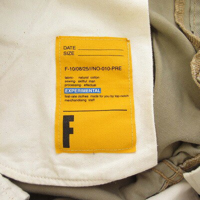 【中古】エフオービーファクトリー FOB FACTORY EXPERIMENTAL パンツ チノ コットン LL カーキ メンズ 【ベクトル 古着】 250729