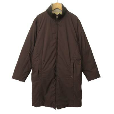 乐天商城 - 【中古】ジェオスピリット Geospirit コート ダウン ジャケット リバーシブル 42 ベージュ 茶 レディース 【ベクトル 古着】 251018