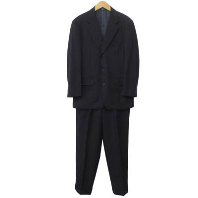 Other - 【中古】ブルックスブラザーズ BROOKS BROTHERS スーツ セットアップ ストライプ ジャケット パンツ 37SHT 31W 紺 メンズ 【ベクトル 古着】 260221