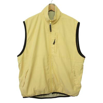 Other - 【中古】プリングル Pringle GOLF ゴルフ ベスト ジップアップ リバーシブル MA 黄 イエロー メンズ 【ベクトル 古着】 260330