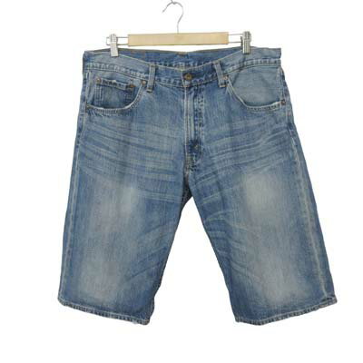 【中古】リーバイス Levi's 503 パンツ デニム ハーフ ショーツ ユーズド加工 36 青 メンズ 【ベクトル 古着】 260411