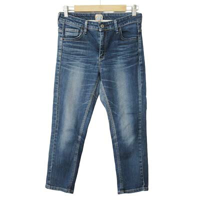 サムシング something S250 デニム パンツ クロップド ストレッチ M 青 レディース  260704