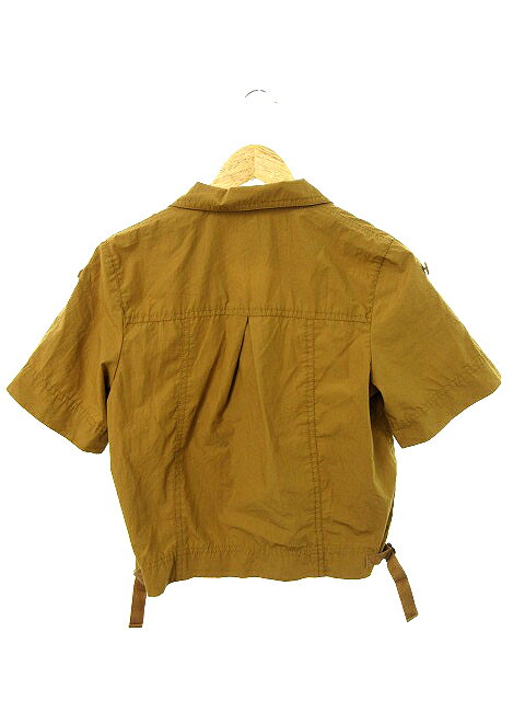 【中古】ブロードゥリー&コー Broderie&Co ナノユニバース シャツ ワーク 半袖 38 茶 ブラウン /AS13 レディース 【ベクトル 古着】 180913 ブランド古着ベクトルプレミアム店 vectorpremium-18906022 ブランド古着ベクトルプレミアム店 サンプル画像2