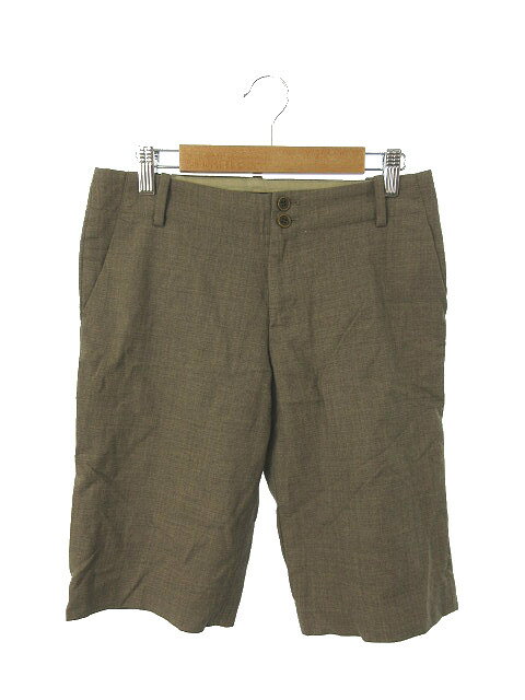 【中古】スピック&スパン Spick&Span プーラベルファム Pour Belle Femme パンツ ショート 36 茶色 ブラウン /YK11 レディース 【ベクトル 古着】 180921 ブランド古着ベクトルプレミアム店