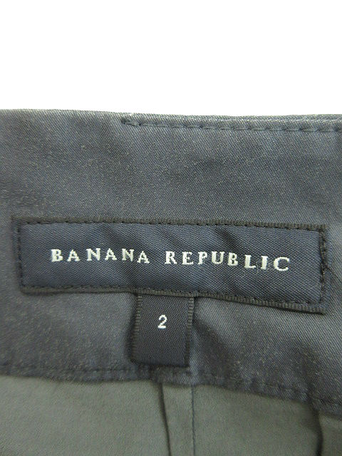 【中古】バナナリパブリック BANANA REPUBLIC スカート タイト ひざ丈 ジップフラ...